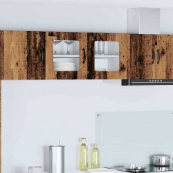 Sonata H Горен кухненски шкаф с рафт с врата Старо дърво 80 x 31 x 40 см - Bucătării modulare