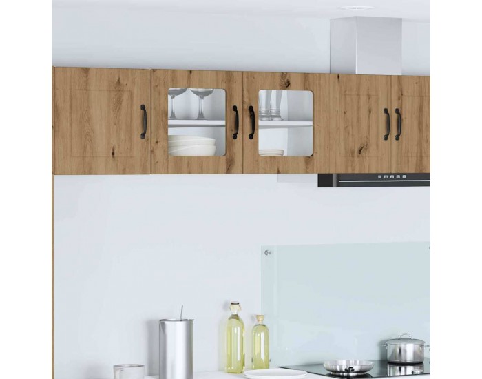 Sonata H Горен кухненски шкаф с рафт Дъб 80 x 31 x 40 см Инженерно дърво