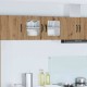 Sonata H Горен кухненски шкаф с рафт Дъб 80 x 31 x 40 см Инженерно дърво