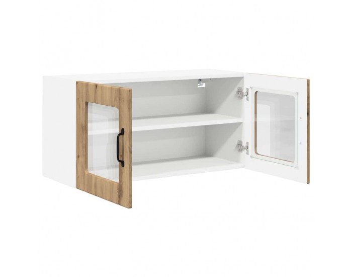Sonata H Горен кухненски шкаф с рафт Дъб 80 x 31 x 40 см Инженерно дърво