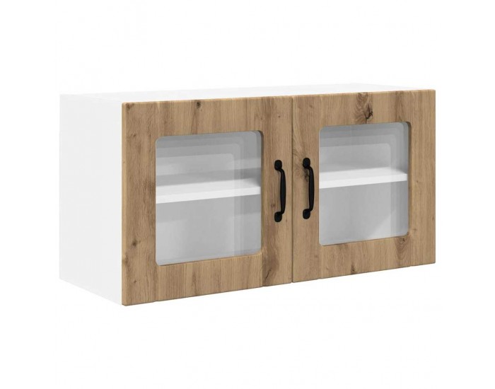 Sonata H Горен кухненски шкаф с рафт Дъб 80 x 31 x 40 см Инженерно дърво