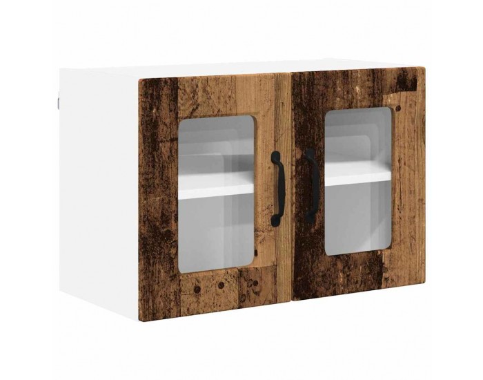 Sonata H Горен кухненски шкаф с рафт с врата Старо дърво 60 x 31 x 40 см