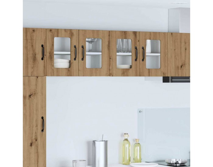 Sonata H Горен кухненски шкаф с рафт Дъб 60 x 31 x 40 см Инженерно дърво