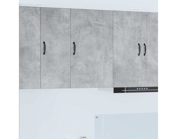 Sonata H Горен кухненски шкаф с рафт Циментено сиво 50 x 31 x 80 см