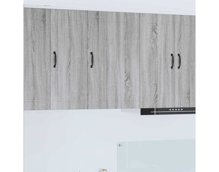 Sonata H Горен кухненски шкаф Сив Сонома 50 x 31 x 80 см Инженерно дърво