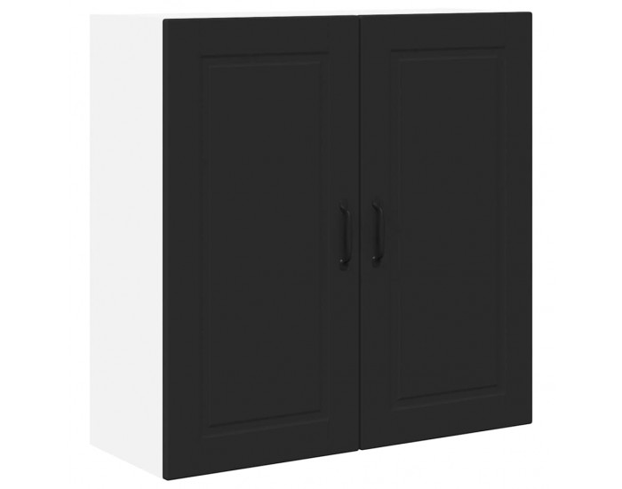 Sonata H Горен кухненски шкаф Черно 80 x 31 x 80 см Инженерно дърво