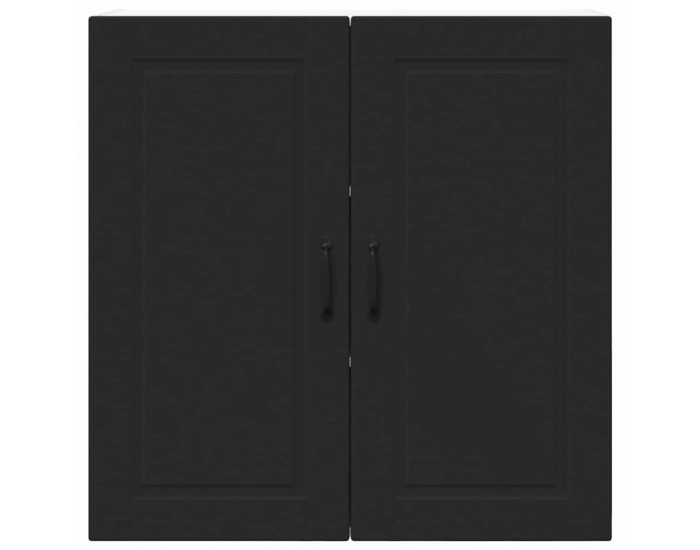 Sonata H Горен кухненски шкаф Черно 80 x 31 x 80 см Инженерно дърво