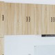 Sonata H Горен кухненски шкаф Сонома дъб 80 x 31 x 80 см Инженерно дърво