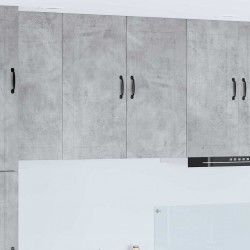 Sonata H Горен кухненски шкаф с рафт Циментено сиво 80 x 31 x 80 см - Bucătării modulare
