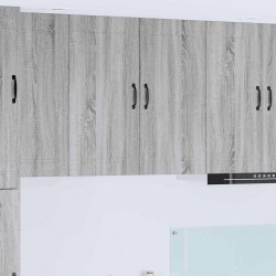 Sonata H Горен кухненски шкаф Сив Сонома 80 x 31 x 80 см Инженерно дърво - Bucătării modulare