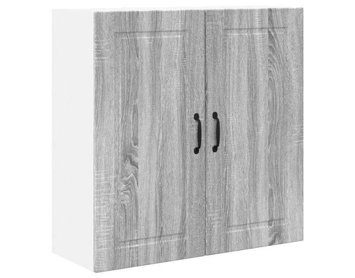 Sonata H Горен кухненски шкаф Сив Сонома 80 x 31 x 80 см Инженерно дърво