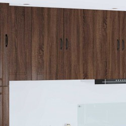 Sonata H Горен кухненски шкаф Кафяв дъб 80 x 31 x 80 см Инженерно дърво - Bucătării modulare