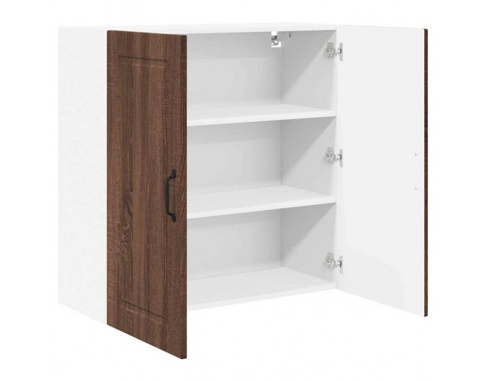 Sonata H Горен кухненски шкаф Кафяв дъб 80 x 31 x 80 см Инженерно дърво