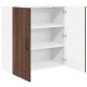 Sonata H Горен кухненски шкаф Кафяв дъб 80 x 31 x 80 см Инженерно дърво