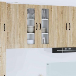 Sonata H Горен кухненски шкаф Сонома дъб 60 x 31 x 80 см Инженерно дърво - Bucătării modulare