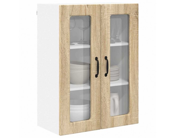 Sonata H Горен кухненски шкаф Сонома дъб 60 x 31 x 80 см Инженерно дърво