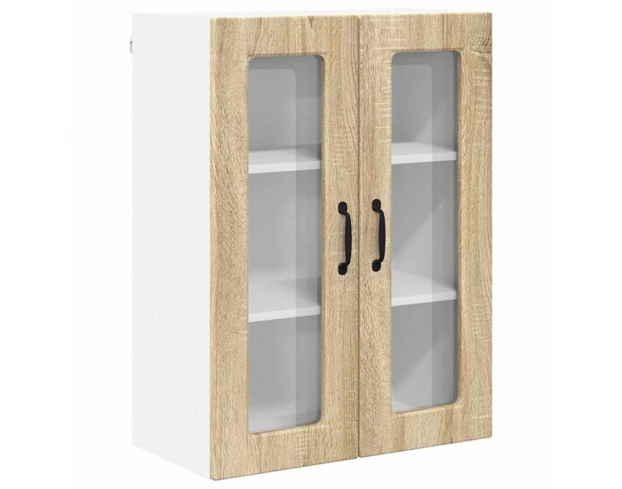 Sonata H Горен кухненски шкаф Сонома дъб 60 x 31 x 80 см Инженерно дърво