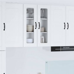 Sonata H Горен кухненски шкаф с рафт Лъскаво бяло 60 x 31 x 80 см - Bucătării modulare