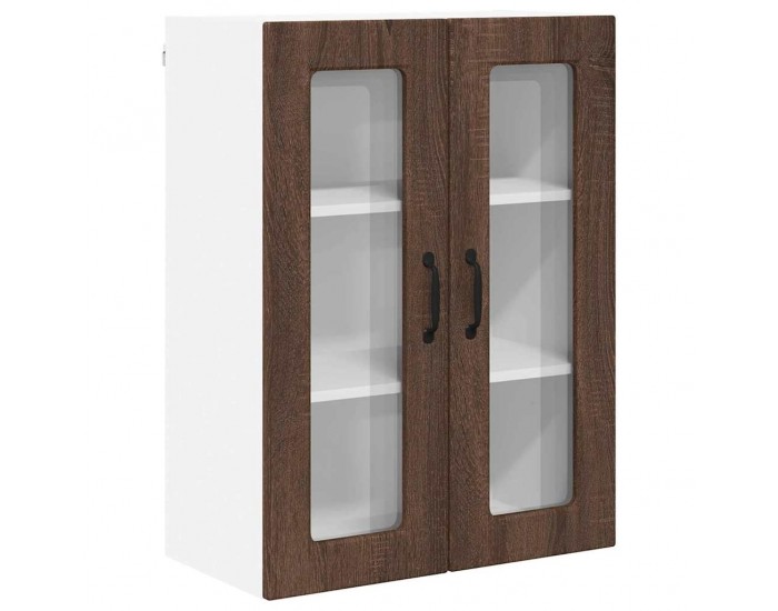 Sonata H Горен кухненски шкаф Кафяв дъб 60 x 31 x 80 см Инженерно дърво