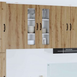 Sonata H Горен кухненски шкаф с рафт Дъб 60 x 31 x 80 см Инженерно дърво - Bucătării modulare