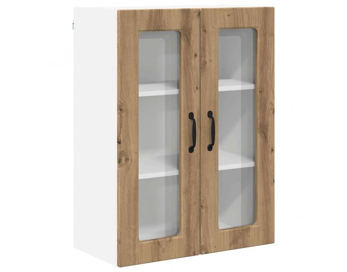 Sonata H Горен кухненски шкаф с рафт Дъб 60 x 31 x 80 см Инженерно дърво