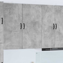 Sonata H Горен кухненски шкаф с рафт Циментено сиво 50 x 31 x 100 см - Bucătării modulare