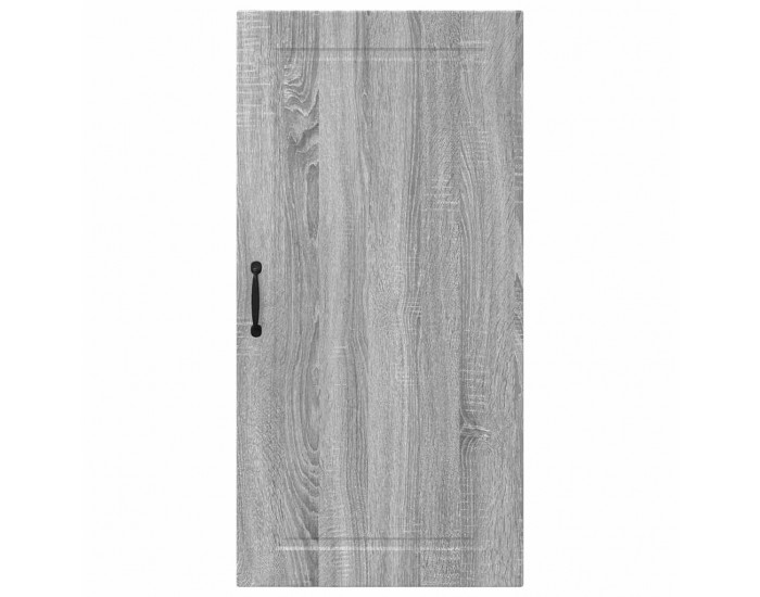 Sonata H Горен кухненски шкаф с рафт с врата Сив Сонома 50 x 31 x 100 см