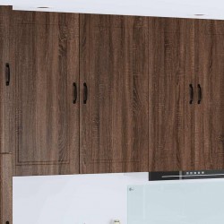 Sonata H Горен кухненски шкаф Кафяв дъб 50 x 31 x 100 см Инженерно дърво - Bucătării modulare