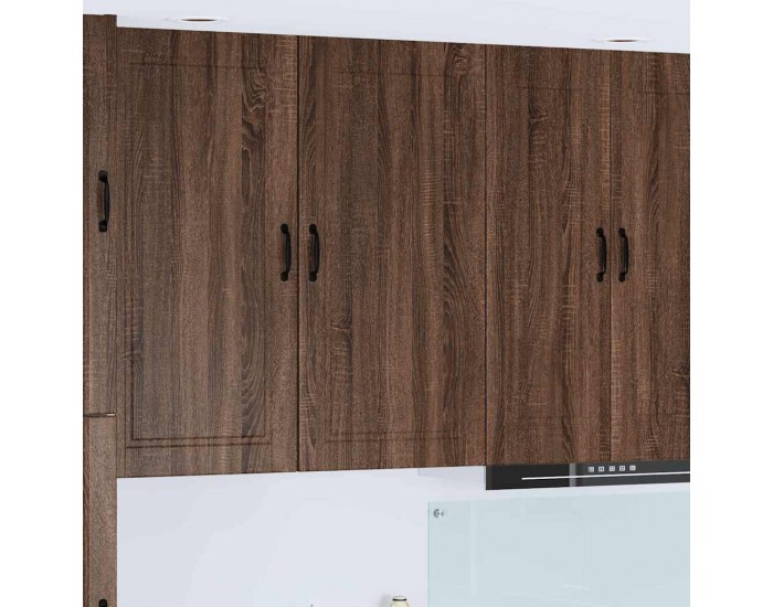 Sonata H Горен кухненски шкаф Кафяв дъб 50 x 31 x 100 см Инженерно дърво