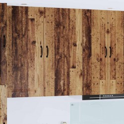 Sonata H Горен кухненски шкаф с рафт Старо дърво 50 x 31 x 100 см - Bucătării modulare