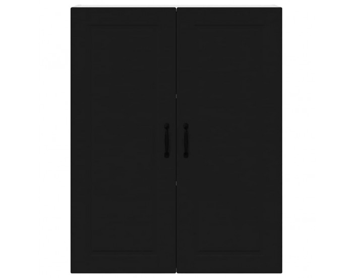 Sonata H Горен кухненски шкаф Черно 80 x 31 x 100 см Инженерно дърво