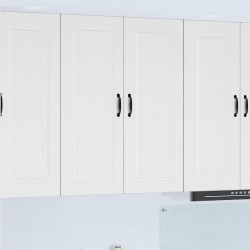 Sonata H Горен кухненски шкаф с рафт Лъскаво бяло 80 x 31 x 100 см - Bucătării modulare