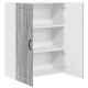 Sonata H Горен кухненски шкаф с рафт с врата Сив Сонома 80 x 31 x 100 см