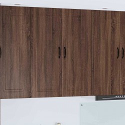 Sonata H Горен кухненски шкаф Кафяв дъб 80 x 31 x 100 см Инженерно дърво - Bucătării modulare