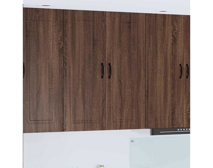 Sonata H Горен кухненски шкаф Кафяв дъб 80 x 31 x 100 см Инженерно дърво