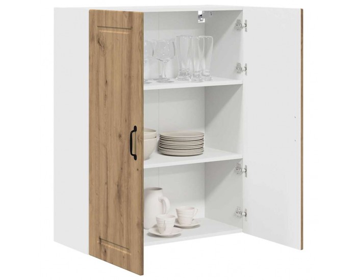 Sonata H Горен кухненски шкаф Дъб 80 x 31 x 100 см Инженерно дърво