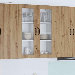 Sonata H Горен кухненски шкаф Дъб 80 x 31 x 100 см Инженерно дърво - Bucătării modulare