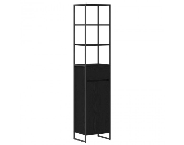 Sonata H Шкаф за баня Черния дъб 40 x 30 x 180 см Инженерно дърво