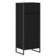 Sonata H Шкаф за баня Черния дъб 40 x 30 x 100 см Инженерно дърво
