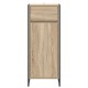 Sonata H Шкаф за баня с чекмедже Сонома 40 x 30 x 100 см Инженерно дърво