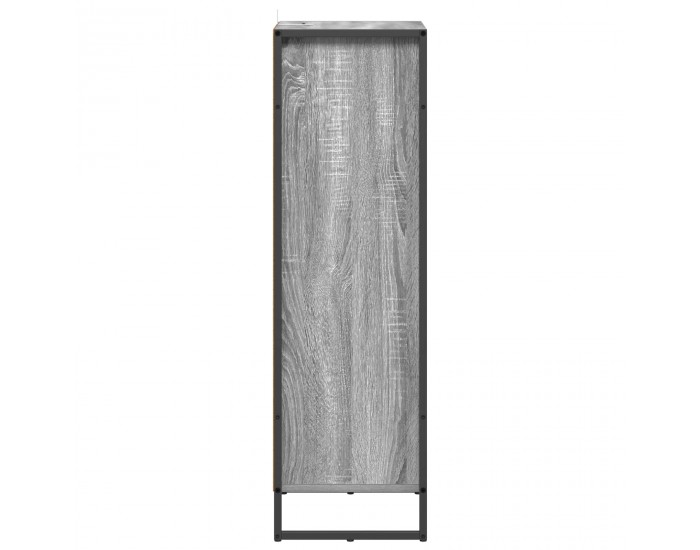 Sonata H Шкаф за баня Сив Сонома 40 x 30 x 100 см Инженерно дърво