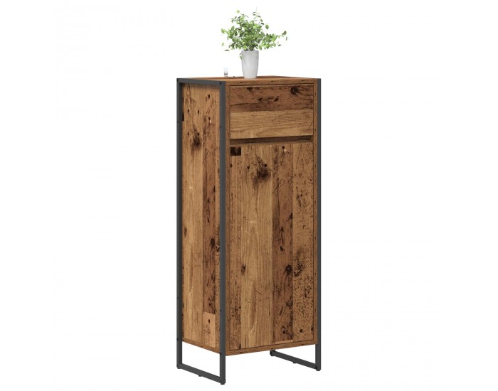Sonata H Шкаф за баня Старо дърво 40 x 30 x 100 см Инженерно дърво