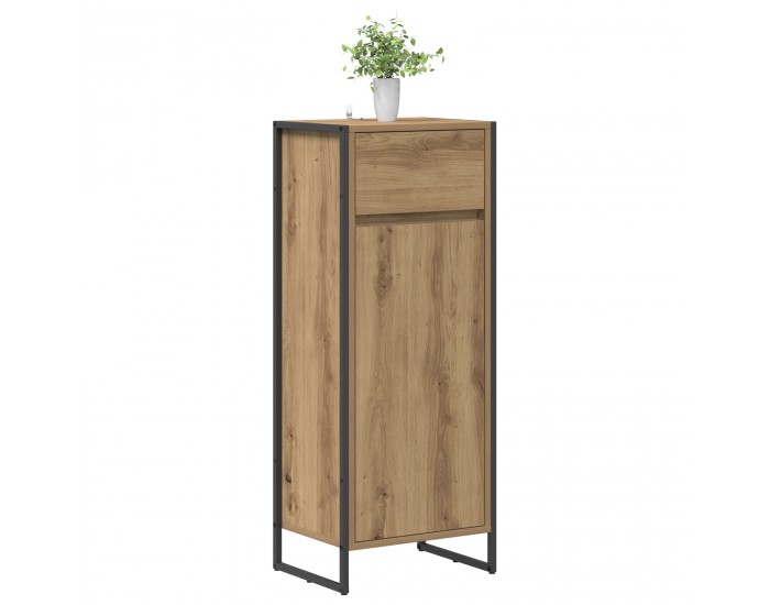 Sonata H Шкаф за баня Дъб Артизан 40 x 30 x 100 см Инженерно дърво