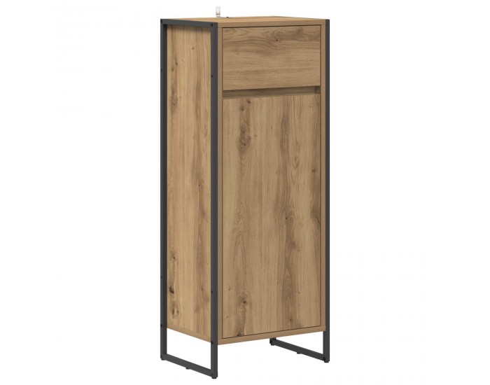 Sonata H Шкаф за баня Дъб Артизан 40 x 30 x 100 см Инженерно дърво