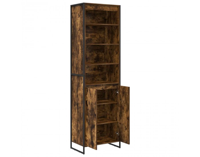 Sonata H Високи шкафове 2 pcs Димящ дъб 60 x 36 x 300 см Инженерно дърво