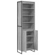 Sonata H Високи шкафове 2 pcs Сив Сонома 60 x 36 x 300 см
