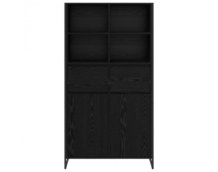 Sonata H Служебен шкаф с чекмедже 2 pcs Черния дъб 81 x 36 x 150.5 см