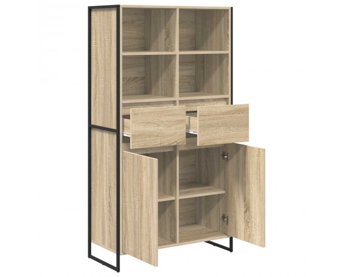 Sonata H Служебен шкаф 2 pcs Сонома 81 x 36 x 150.5 см Инженерно дърво