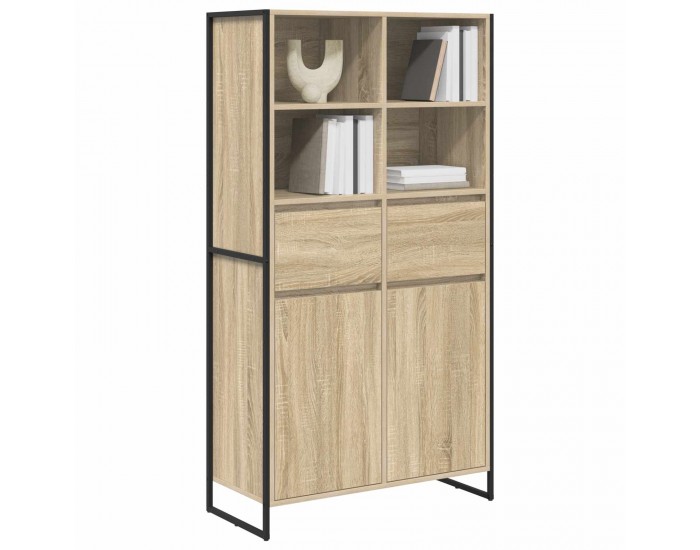 Sonata H Служебен шкаф 2 pcs Сонома 81 x 36 x 150.5 см Инженерно дърво