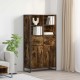 Sonata H Служебен шкаф с чекмедже 2 pcs Димящ дъб 81 x 36 x 150.5 см